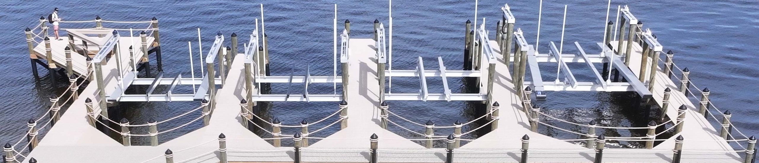 Custom built dock